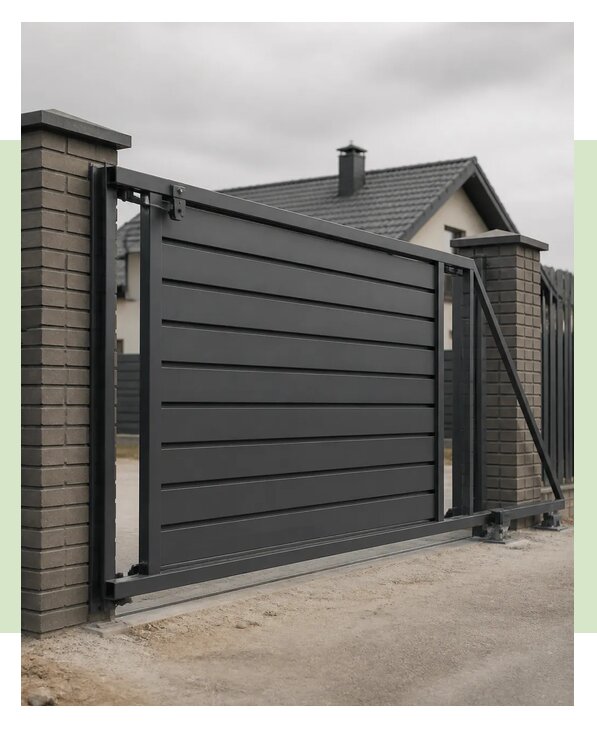 Подвесные откатные ворота в Благовещенске по цене от 86335 р. | ЗаборЭксеперт-Бгн